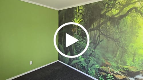 Customer video review of Print Your Own Mural - So Many Options