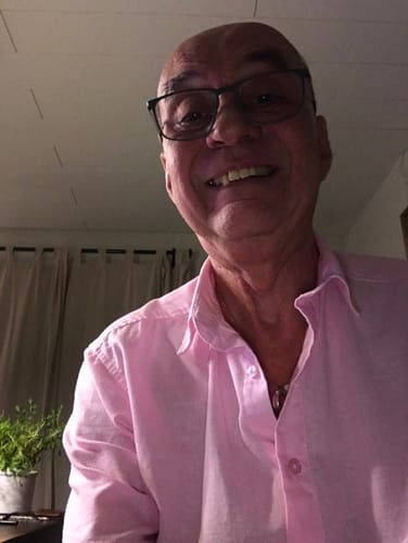 Customer photo review of Kortärmad Linneskjorta - Ljus Röd