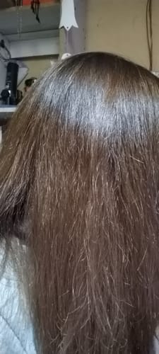 Reseña con foto de un cliente sobre Hair Power - Reparación Capilar 60 ml