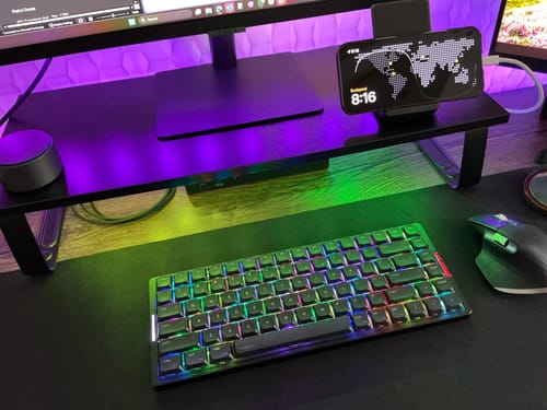 Customer photo review of IQUNIX MQ80 Aluminum Low Profile Mechanical Keyboard