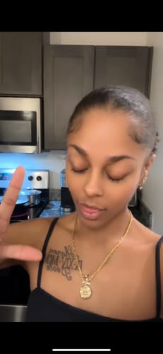 Customer photo review of Zodiac Necklace Gold