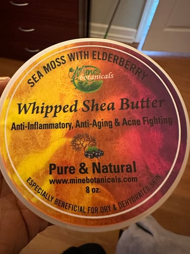 Customer photo review of Sea moss with Elderberry Whipped Shea Butter (8oz)