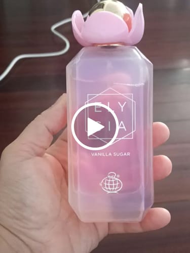 Customer video review of PERFUME ELYSIA VANILLA SUGAR FRAGRANCE WORLD - 100ML
