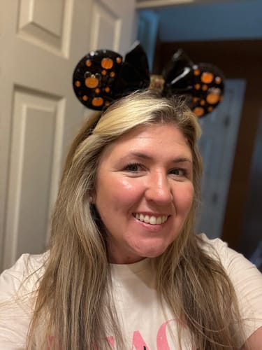 Customer photo review of Halloween Charms Mickey Ears