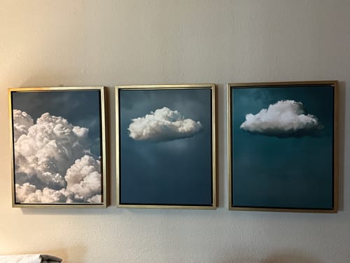 Customer photo review of Vintage Cloud Print