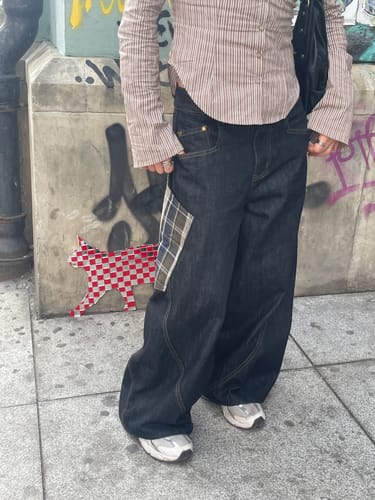 Customer photo review of Curved Leg Pants