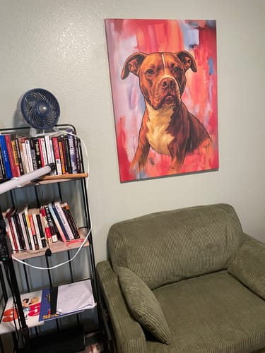 Customer photo review of Upgrade: from 24x36" to 30x40"