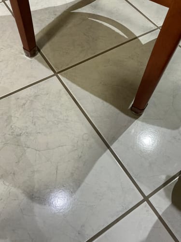 Customer photo review of Round Felt Silicone Chair Leg Protectors | Extra-Durable Chair Floor Protectors