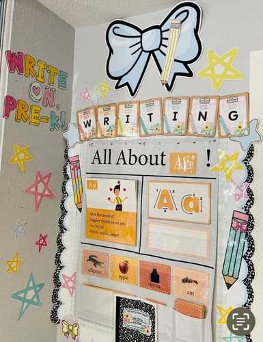 Customer photo review of Printable Write On Pre-K Classroom Headline | Emotional Rollercoaster