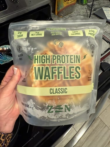 Customer photo review of Zen Protein Waffles - Classic