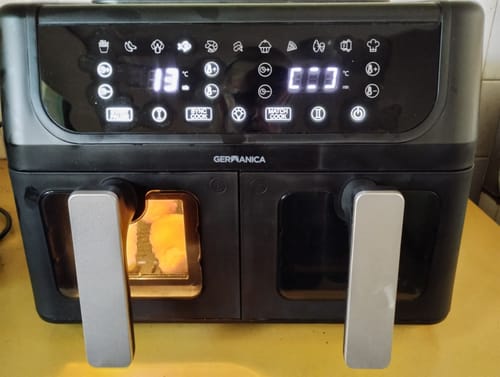 Customer photo review of Germanica Dual Zone Air Fryer, 9L