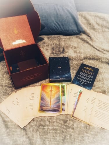 Customer photo review of El Gran Despertar ✨🌌 - Mazo de 45 Cartas Guía
