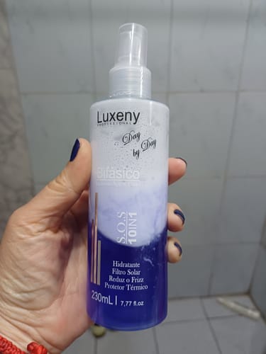 Reseña con foto de un cliente sobre Spray Bifásico 10 en 1 230 ml