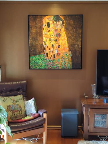 Customer photo review of The Kiss, 1908 by Gustav Klimt