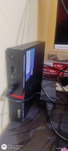Customer photo review of Lenovo Thinkcentre M700 Mini Desktop Pc | Intel i3 6th Gen | Win 11 Pro | Refurbished
