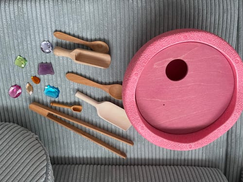 Customer photo review of 3 Kullerscheiben Warm Pastell