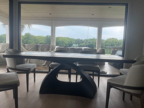 Customer photo review of 307 Tulipe 28" Industrial Metal Table Base