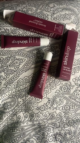 Customer photo review of » Peptide Lip Glaze (100% off)