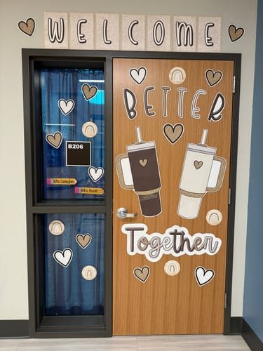 Customer photo review of Welcome | Bulletin Board Set | Cozy | Schoolgirl Style