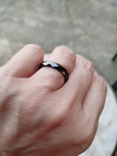 Customer photo review of Bague en hématite