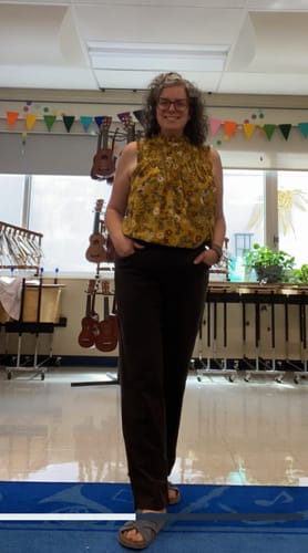Customer photo review of Ellie Wide Leg Pants • Final Sale Deals! - French Roast