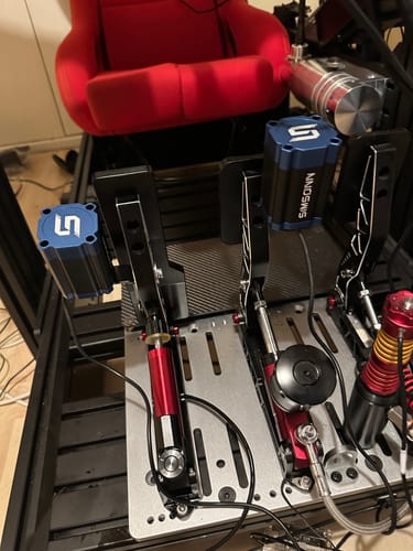 Customer photo review of Simsonn VAM Pro Linear Motor - the Pedals Haptic Reactor for Vibration Feedback