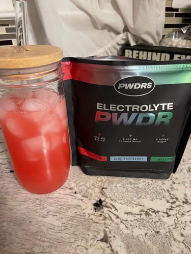 Customer photo review of ELECTROLYTE PWDR