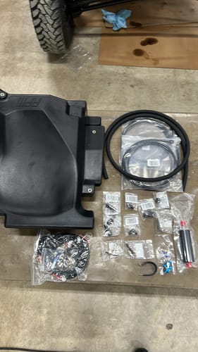 Customer photo review of RPM Maverick R MAX Rear Seat Auxillary Fuel Tank Kit