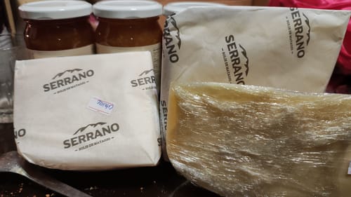 Customer photo review of Queso sardo, picante, artesanal