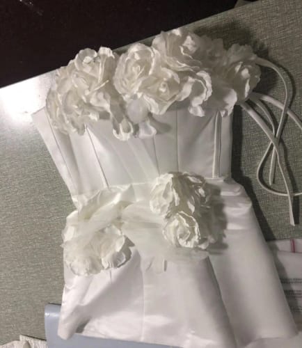 Customer photo review of Lily Mini Dress