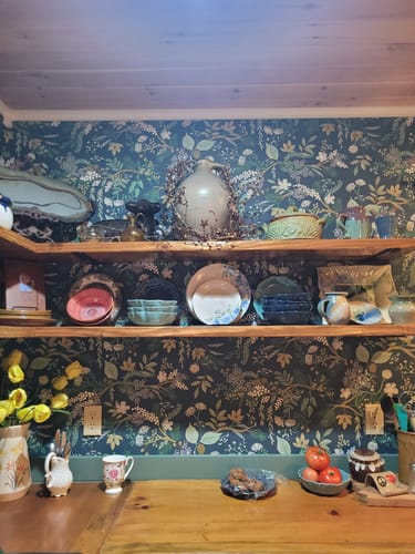 Customer photo review of York RI5165 Juniper Forest Pine Wallpaper