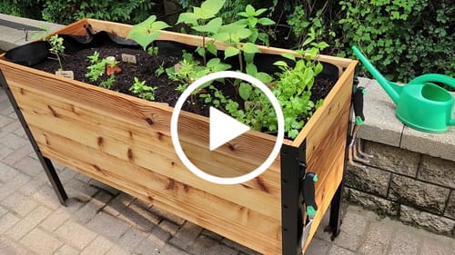 Customer video review of 18" x 48" Raised Garden Bed - 30" TALL