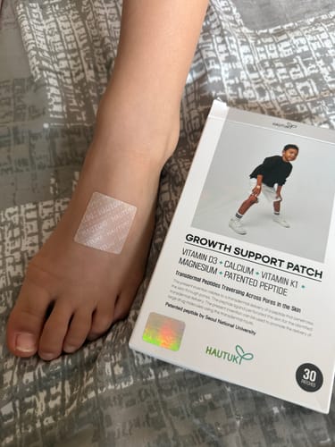 Customer photo review of HAUTUKI Growth Support Patch - 1 Month Supply (1Box)