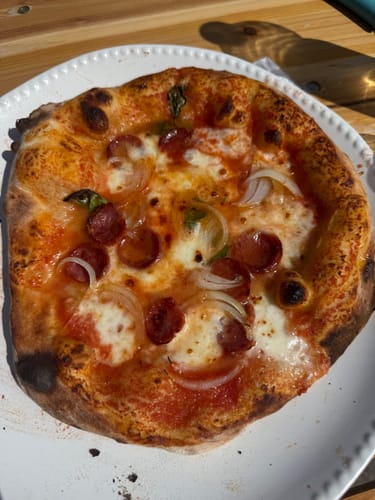 Customer photo review of Sourdough Pizza Dough Balls (Frozen)