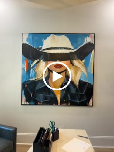 Customer video review of People Canvas Art #PE248