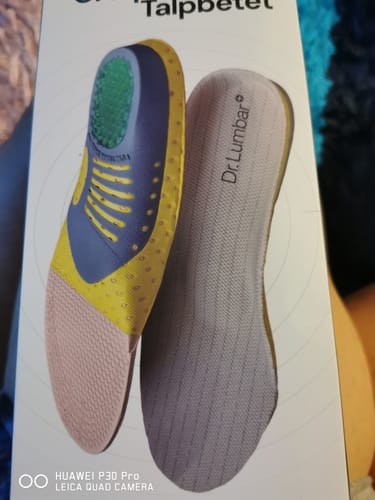 Customer photo review of Ortopéd Pro Talpbetét Plantar Fasciitis Enyhítésére