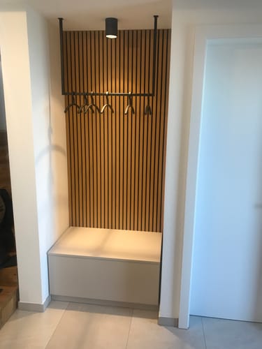 Customer photo review of Akustikpaneele Rustikale Eiche | 240 cm x 60 cm | Dreiseitiges Echtholzfurnier