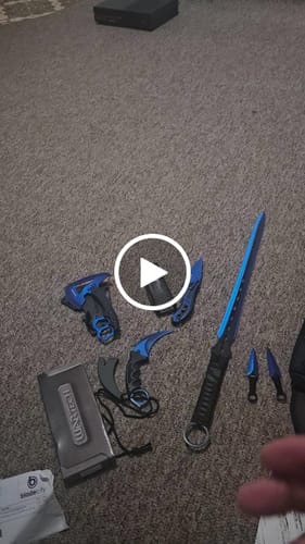 Customer video review of FREE Mystery Knife on orders $89+! One per order