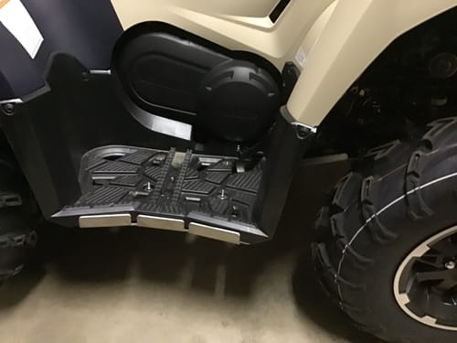 Customer photo review of Full Skid Plate Kit — Yamaha Kodiak 450 (2018+)