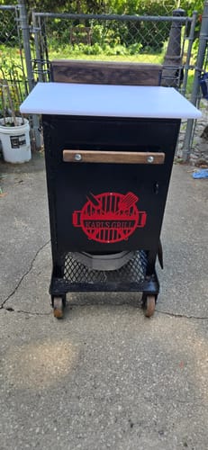 Karl K. review of Custom Metal Grill Wall Art | Indoor Outdoor | Up to 46" | 20+ Color Options image 1 out of 1