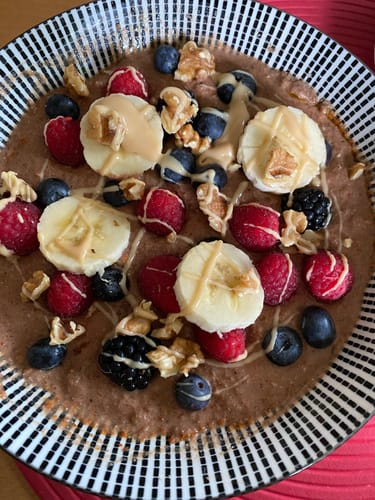 Customer photo review of Bio Erdmandel Protein Porridge 3 Sorten – individuell mixen