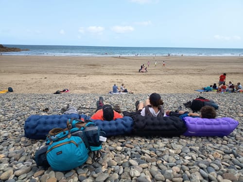 Avis photo d'un client sur MATELAS GONFLABLE COZIYA