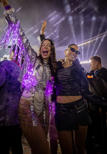 Customer photo review of LED Fringe Sequin Jacket
