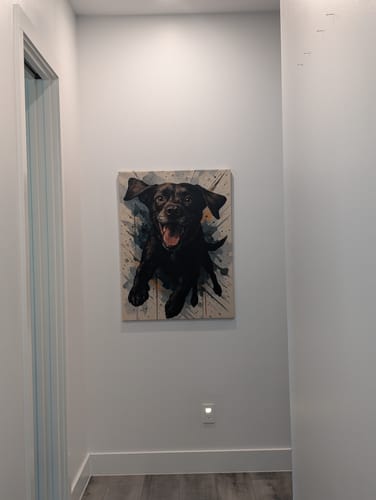 Customer photo review of Upgrade: from 24x36" to 30x40"