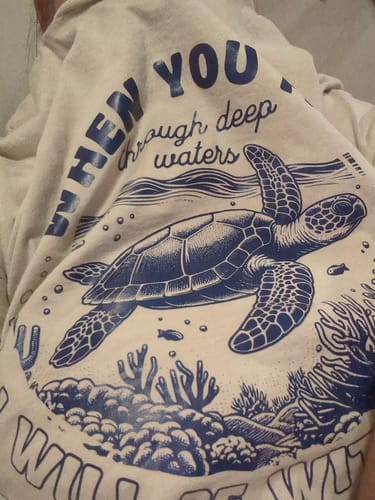 Customer photo review of I Will Be With You Short Sleeve Shirt