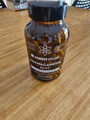 Customer photo review of Pure Organic Ashwagandha Capsules