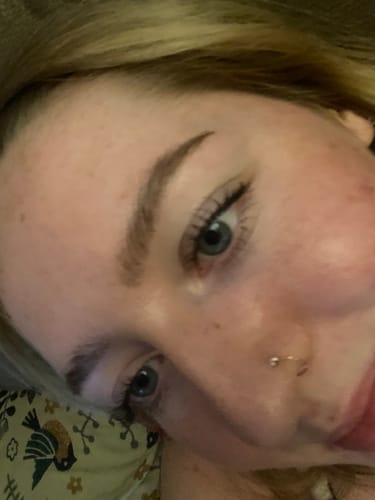 Customer photo review of Lash Growth Serum