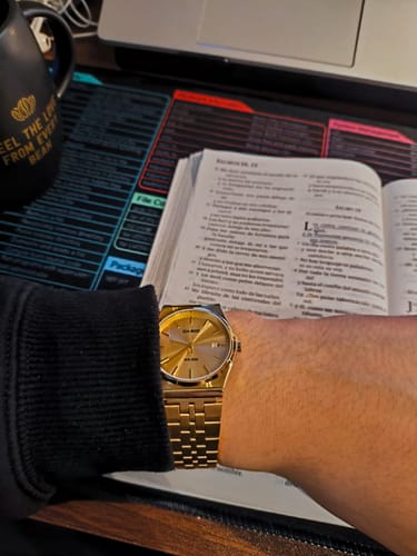Customer photo review of Reloj Casio Análogo MTP-B145G-9AV Dorado 35mm
