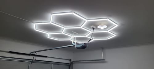 Customer photo review of 5 X GRID Customised Hexagon LED Lights ATL35 Australian Certified!
