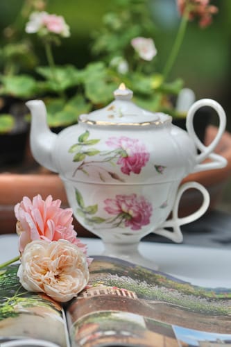 Customer photo review of Rose Elegance Fine Porcelain Tea For One Set